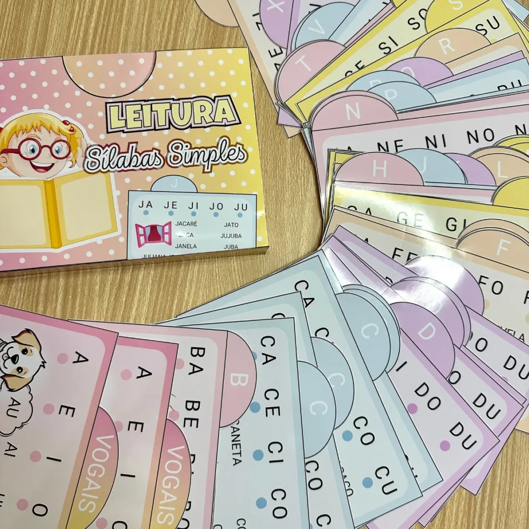 Fichas de Leitura - Sílabas Simples