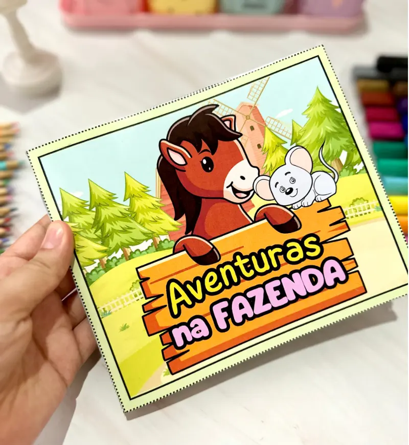 Livro Interativo - Aventuras na Fazenda