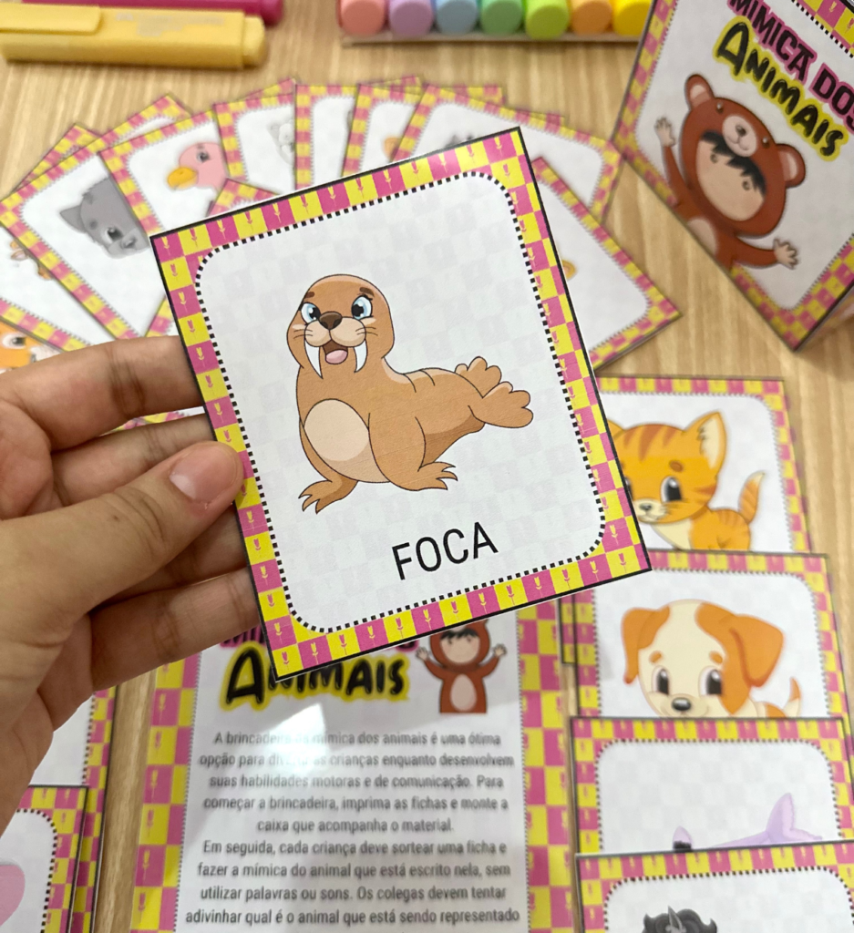 Mímica dos Animais – Mundo Pedagógico: Atividades da Pro