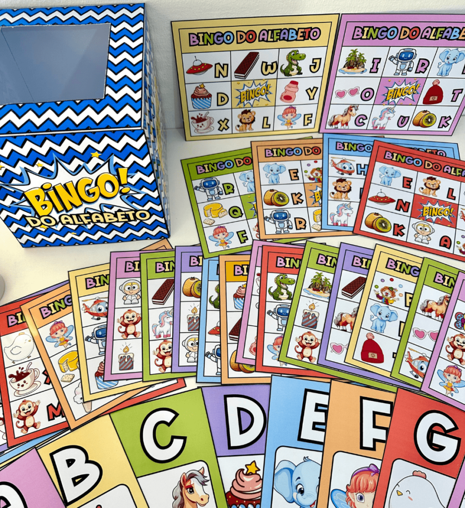 Bingo do Alfabeto – Mundo Pedagógico: Atividades da Pro