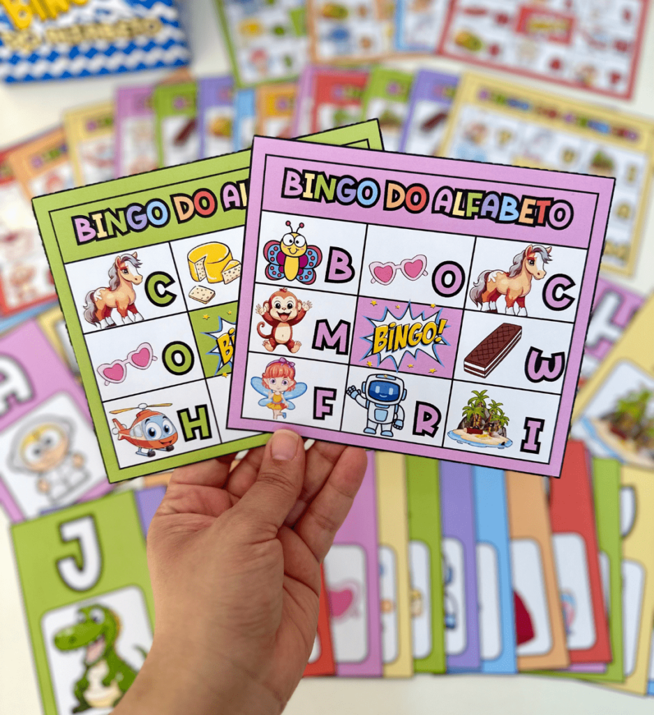Bingo do Alfabeto – Mundo Pedagógico: Atividades da Pro