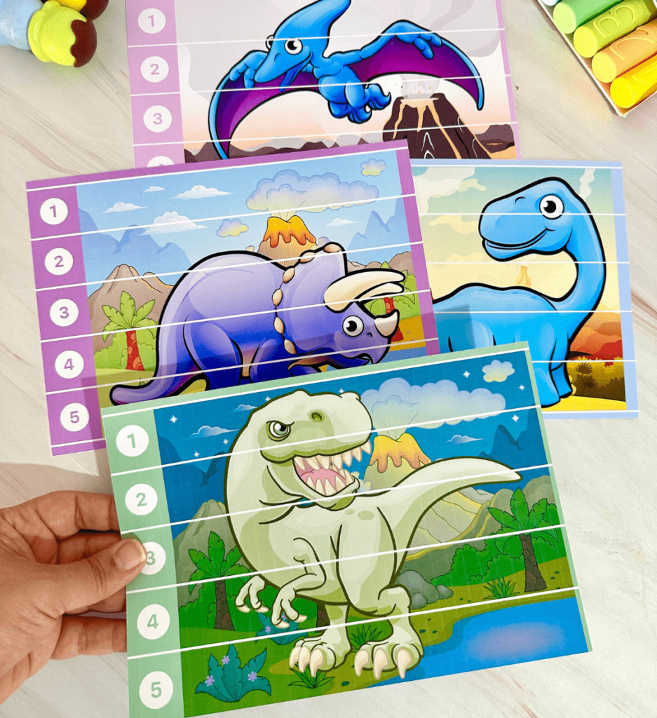 Quebra-Cabeça Dinossauros – Mundo Pedagógico: Atividades da Pro