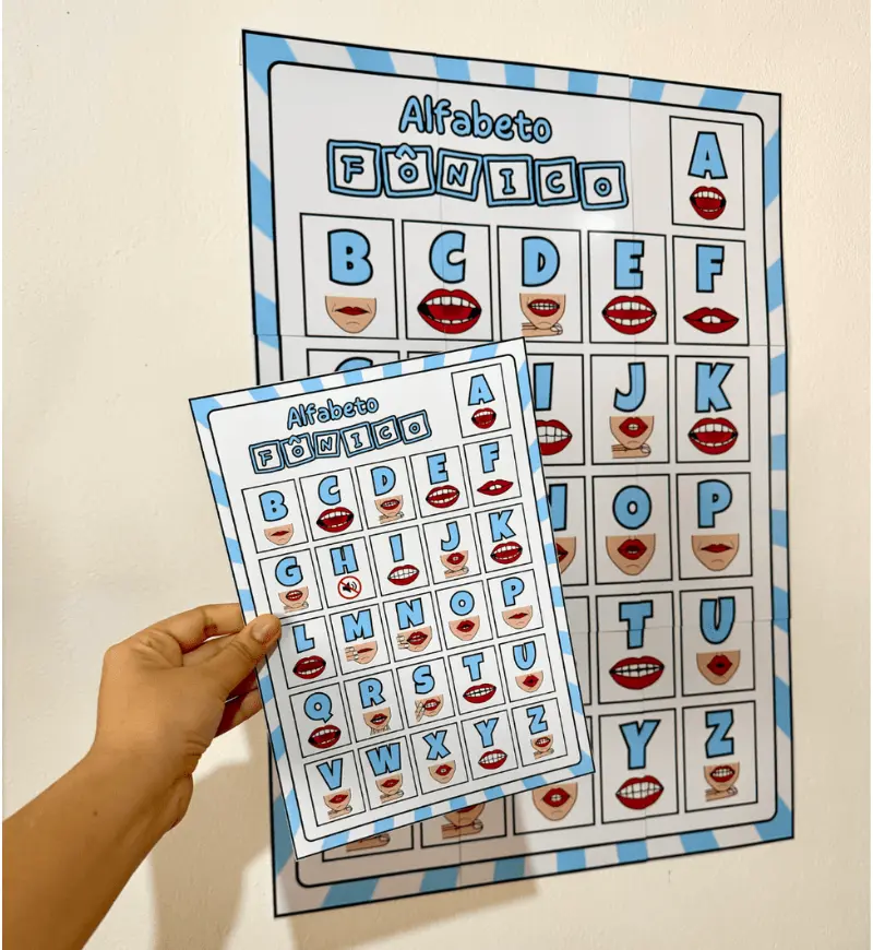 Cartaz Alfabeto Fônico