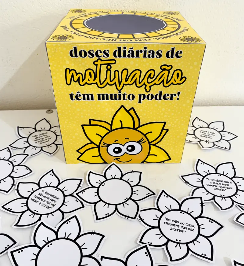 Caixa Motivacional - Setembro Amarelo