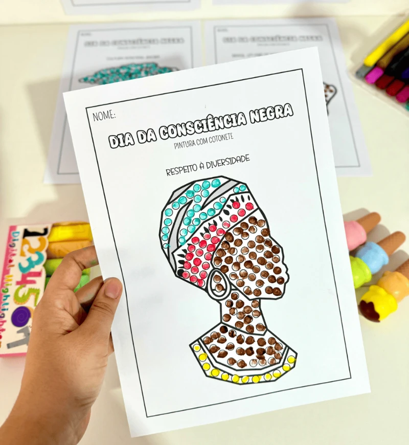Pintura Sensorial - Consciência Negra