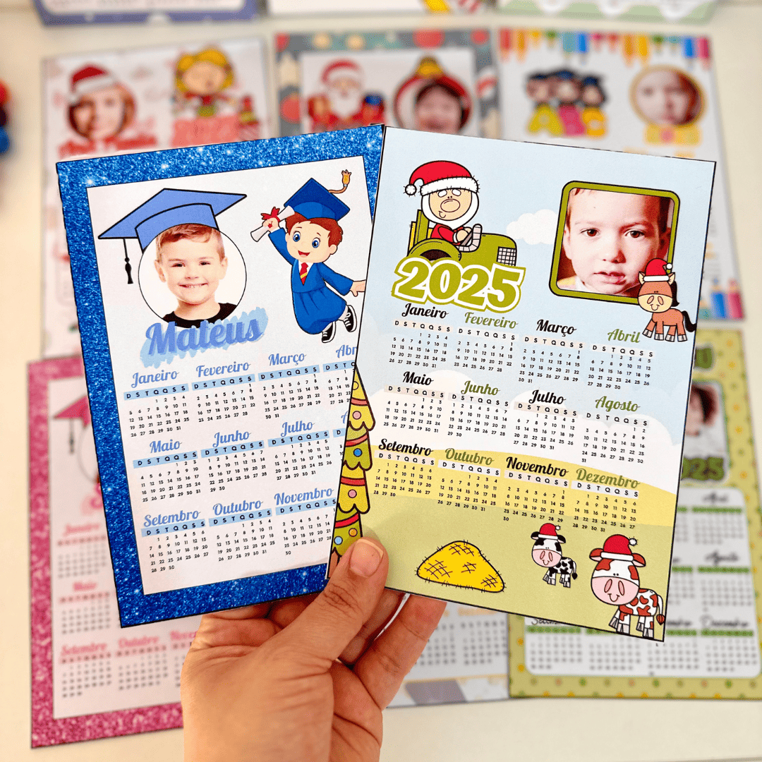 Calendários 2025 com Foto