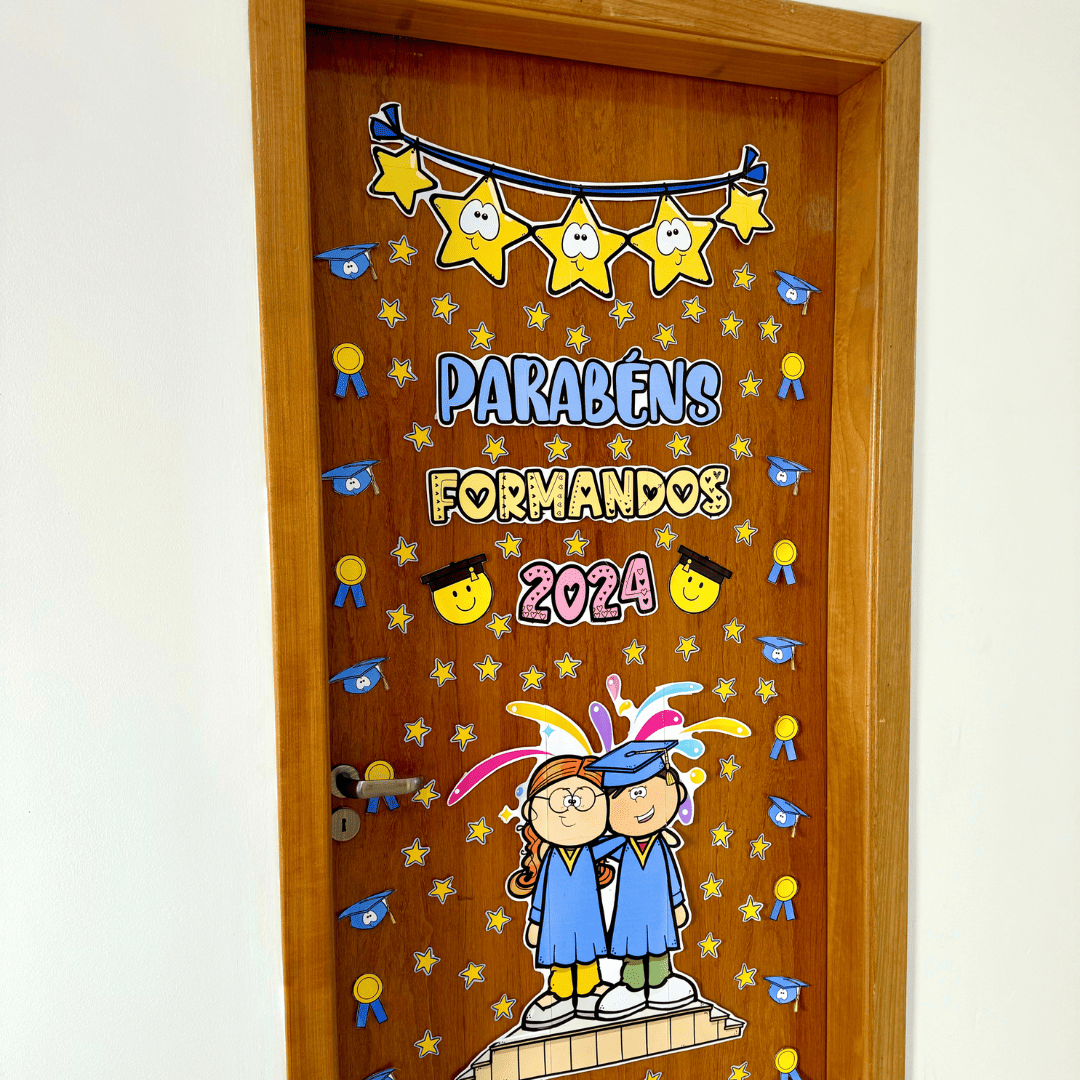 Decoração de Porta Formandos