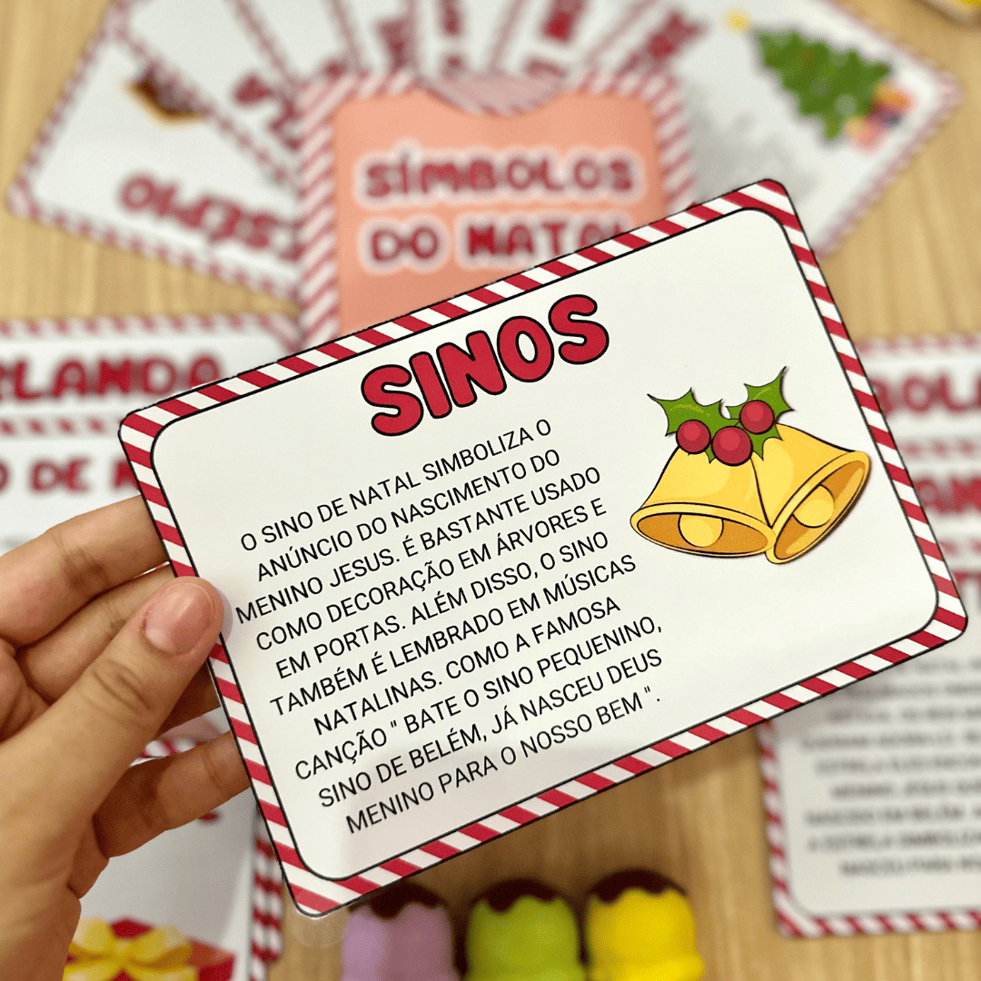 Fichas de Leitura - Símbolos do Natal