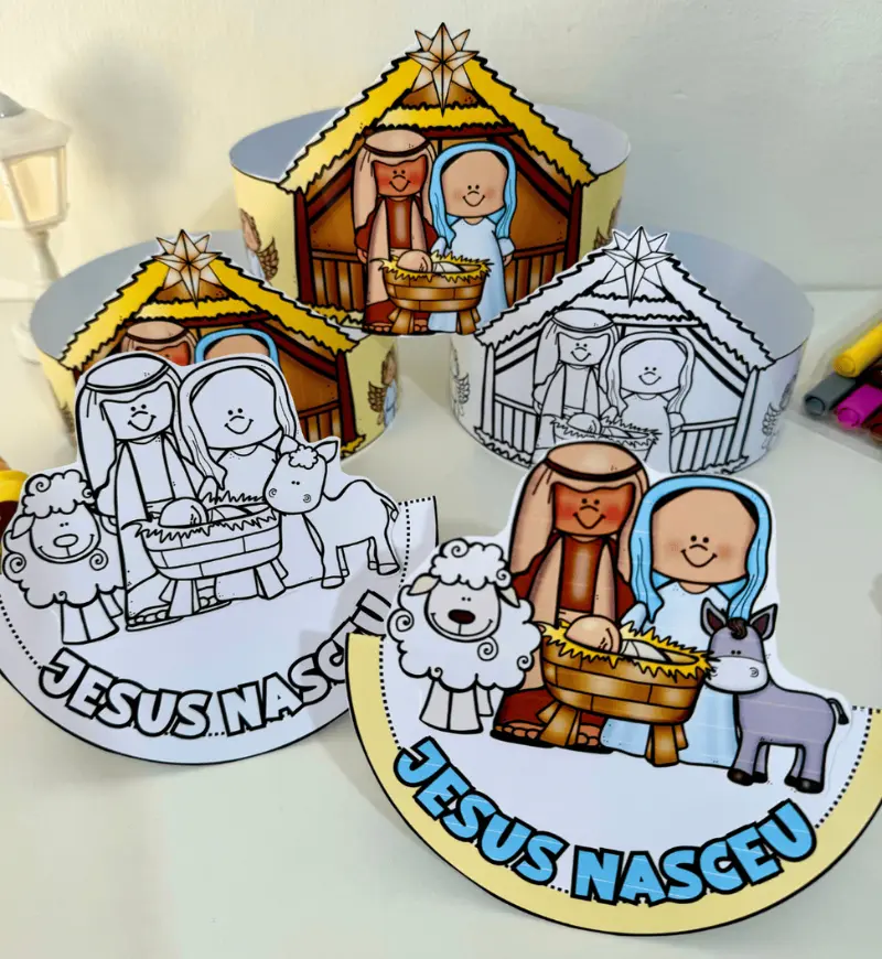 Presépio Dançante e Coroa