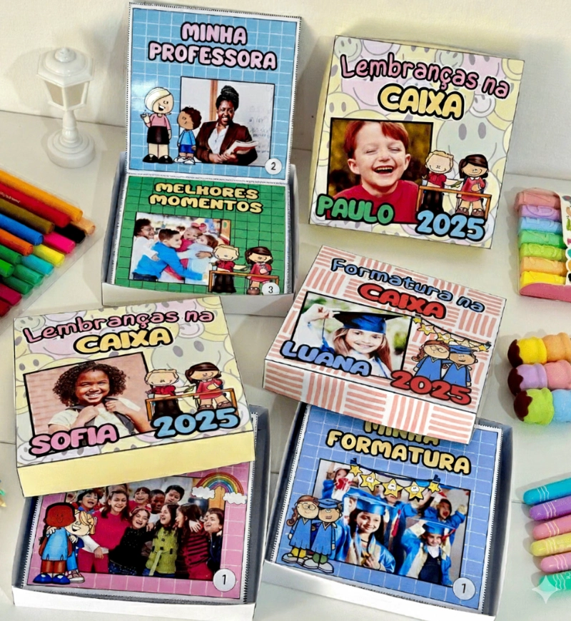 Lembranças na Caixa / Formatura na Caixa