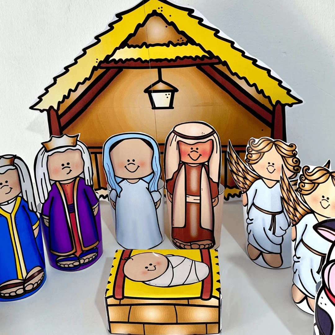 Presépio 3D Colorido