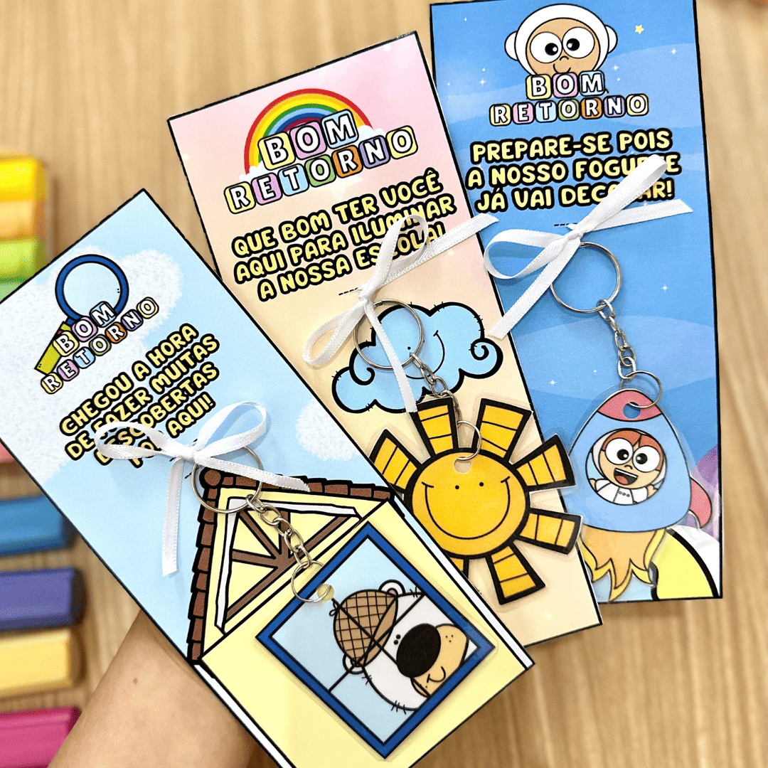Kit de Chaveiros Bom Retorno