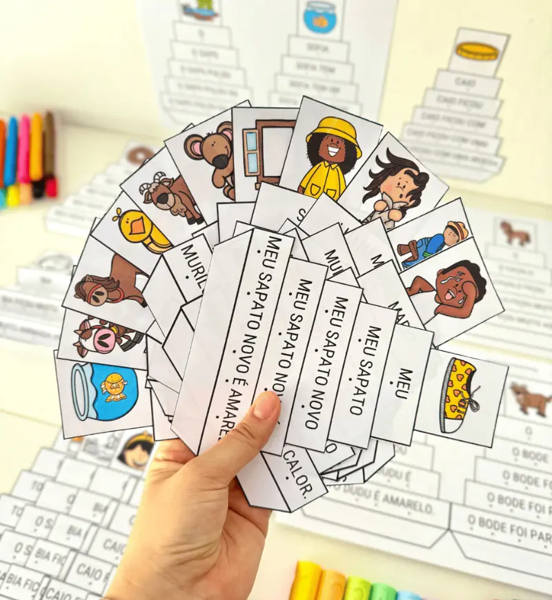 Fichas de Leitura Dobradura