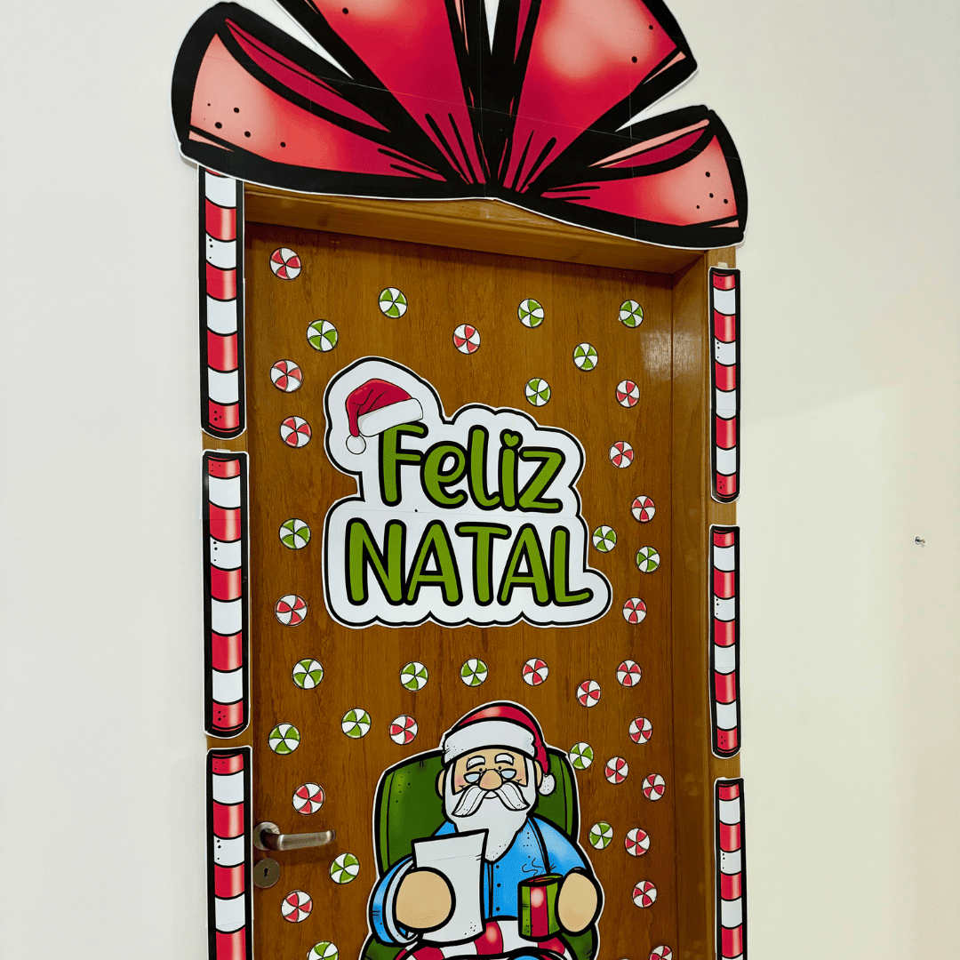 Decoração de Porta Papai Noel