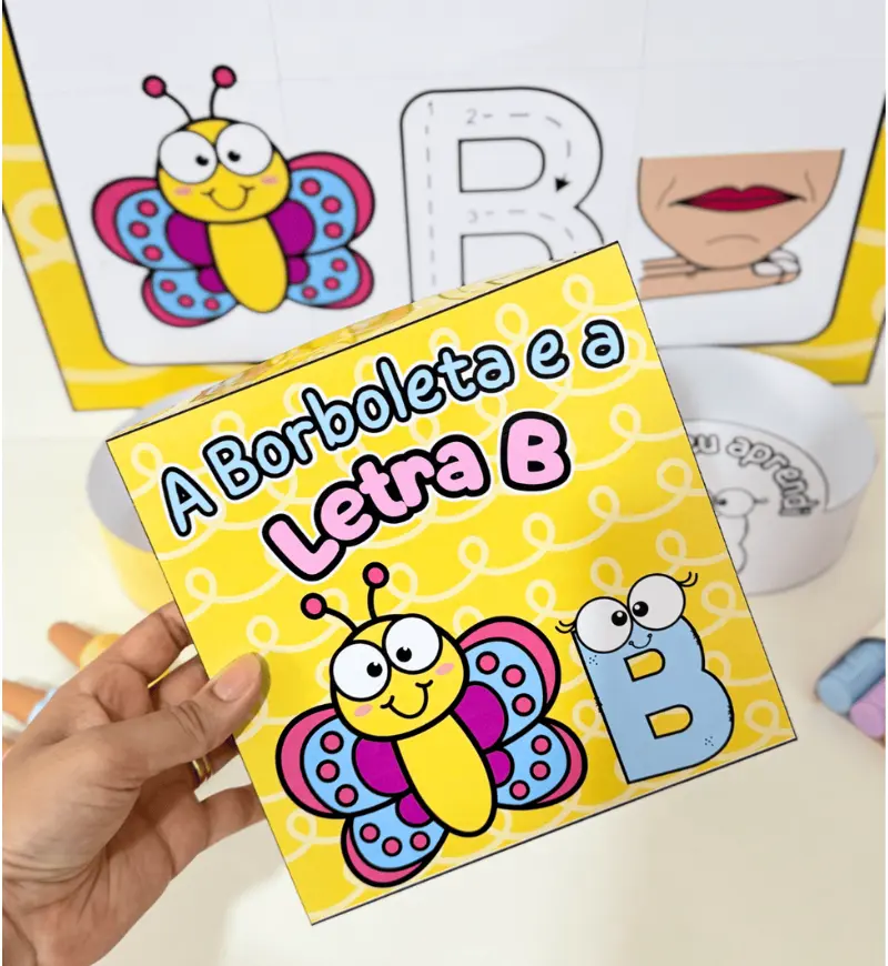 História na Caixa - Letra B