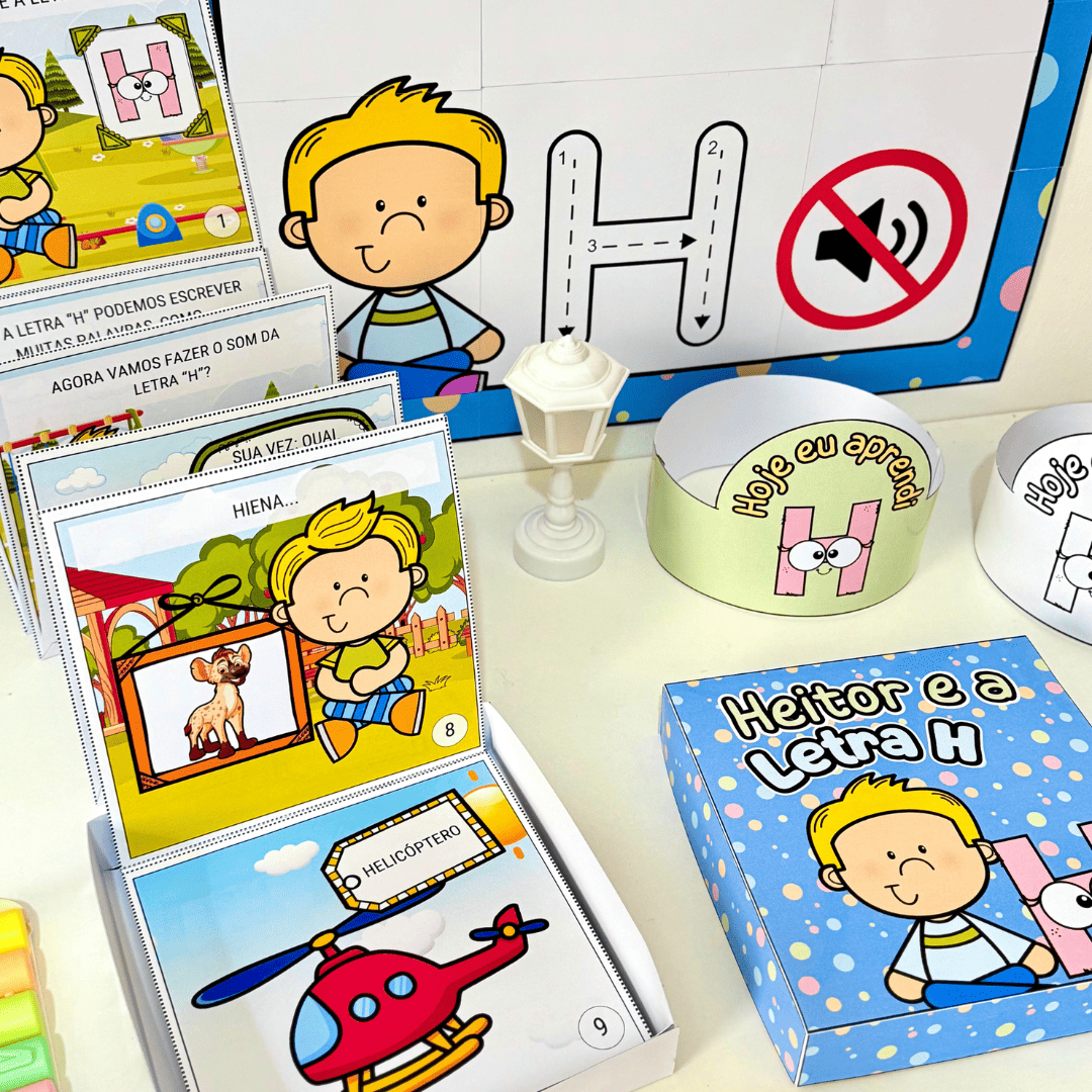 História na Caixa - Letra H