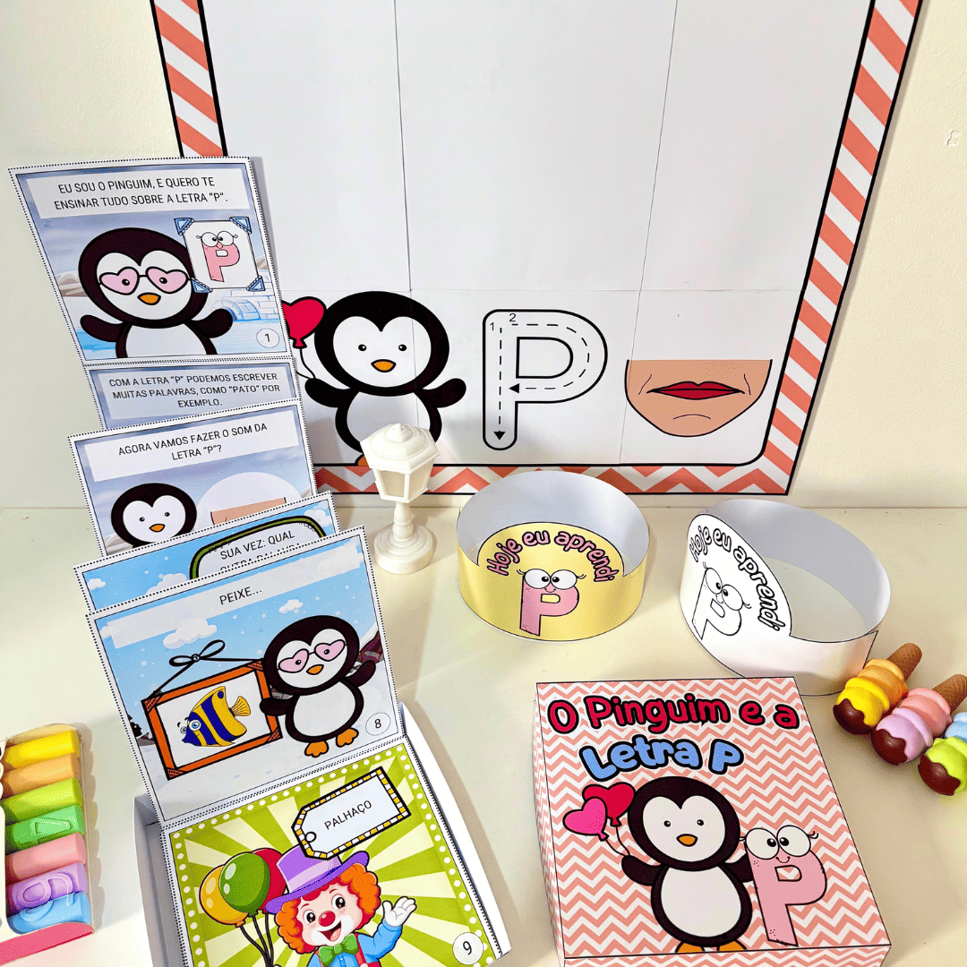 História na Caixa - Letra P