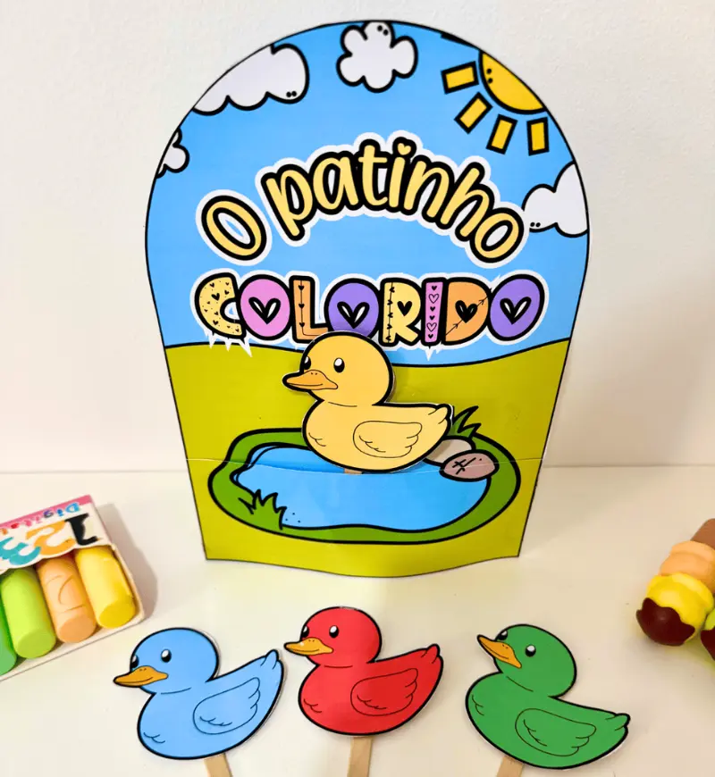 Luva Musical - O Patinho Colorido