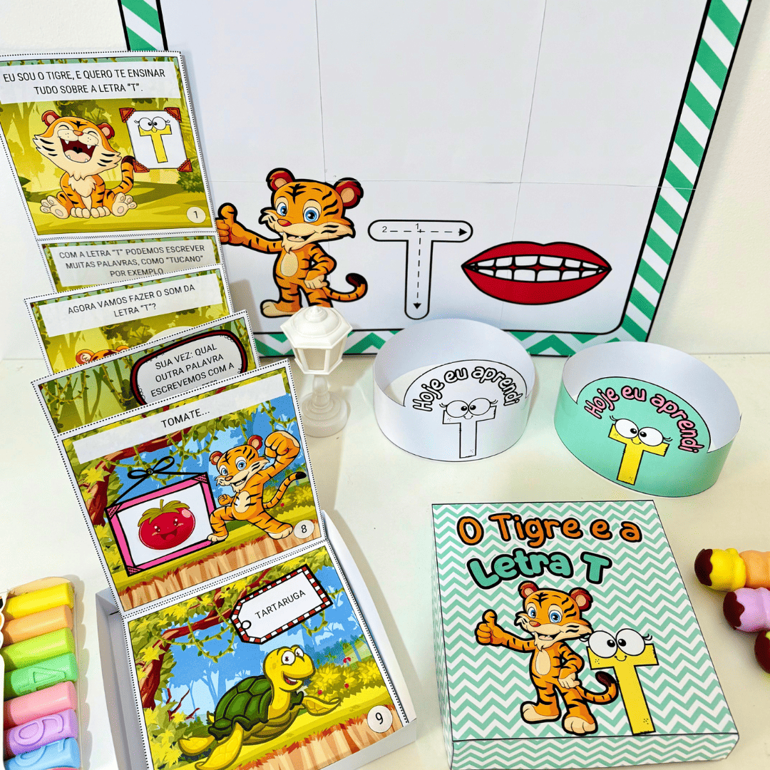 História na Caixa - Letra T
