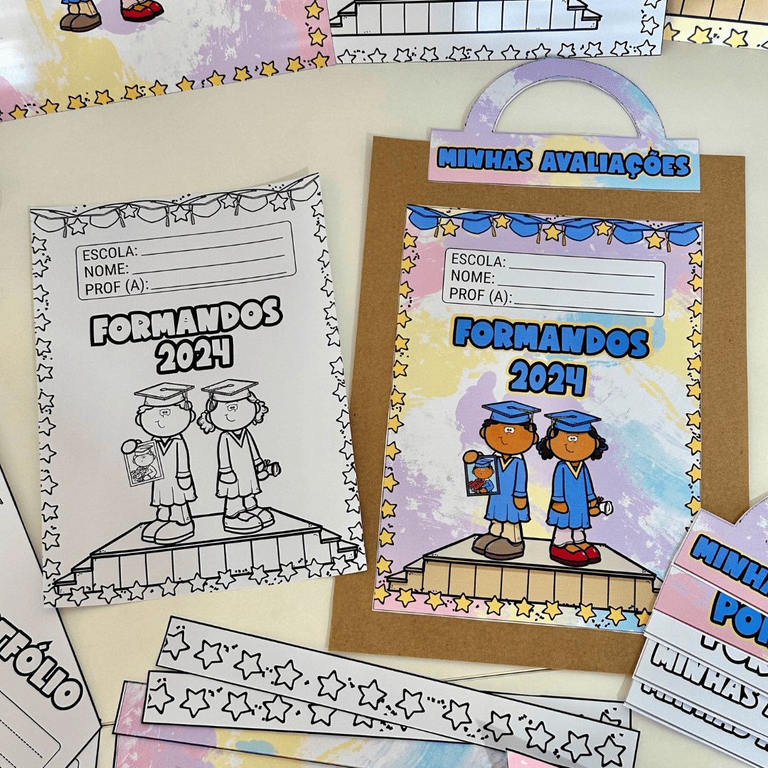 Kit Capas de Atividades Formatura 2