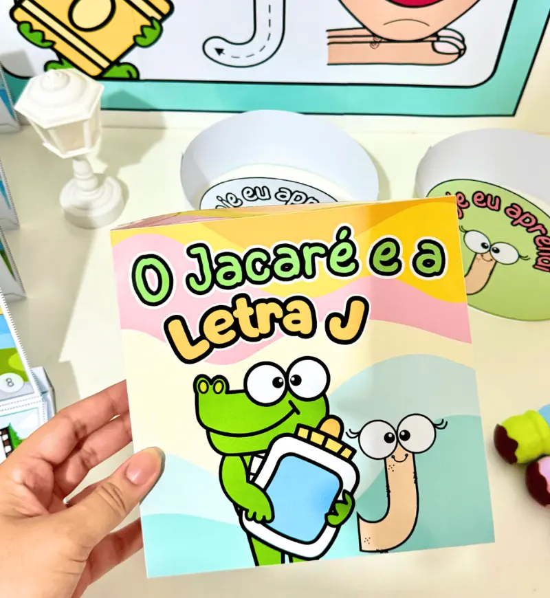 História na Caixa - Letra J