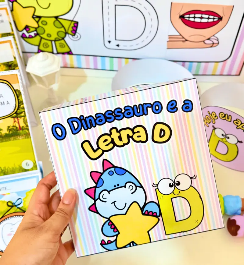 História na Caixa - Letra D