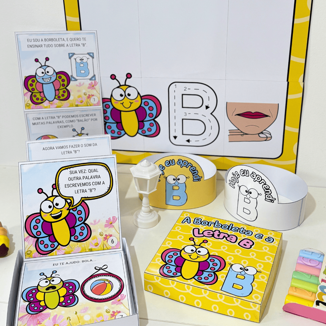 História na Caixa - Letra B