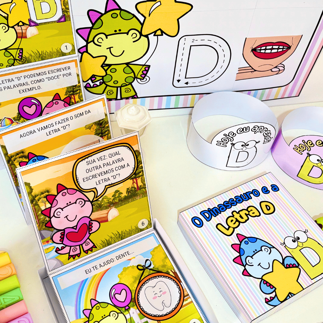 História na Caixa - Letra D