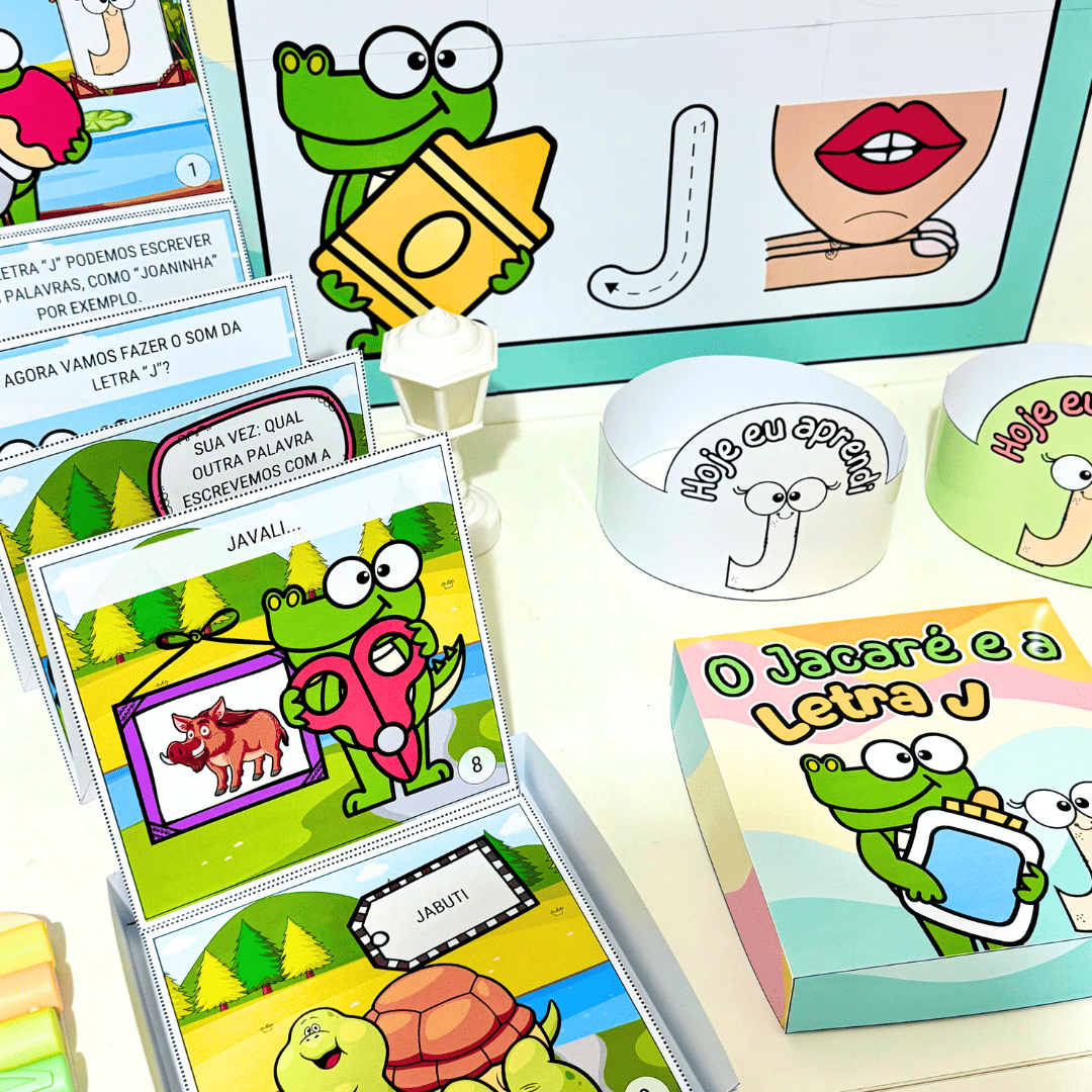 História na Caixa - Letra J