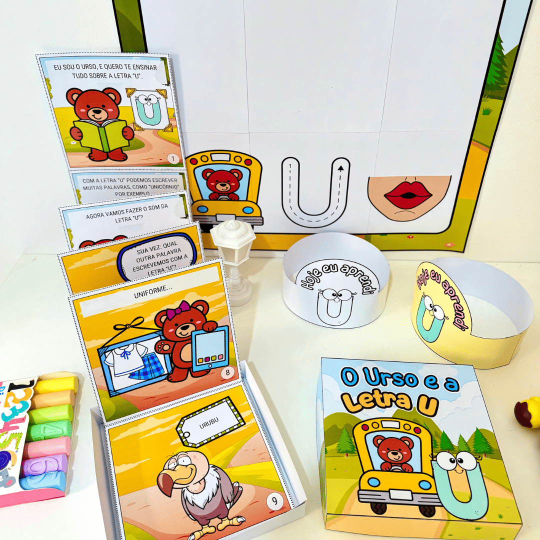 História na Caixa - Letra U