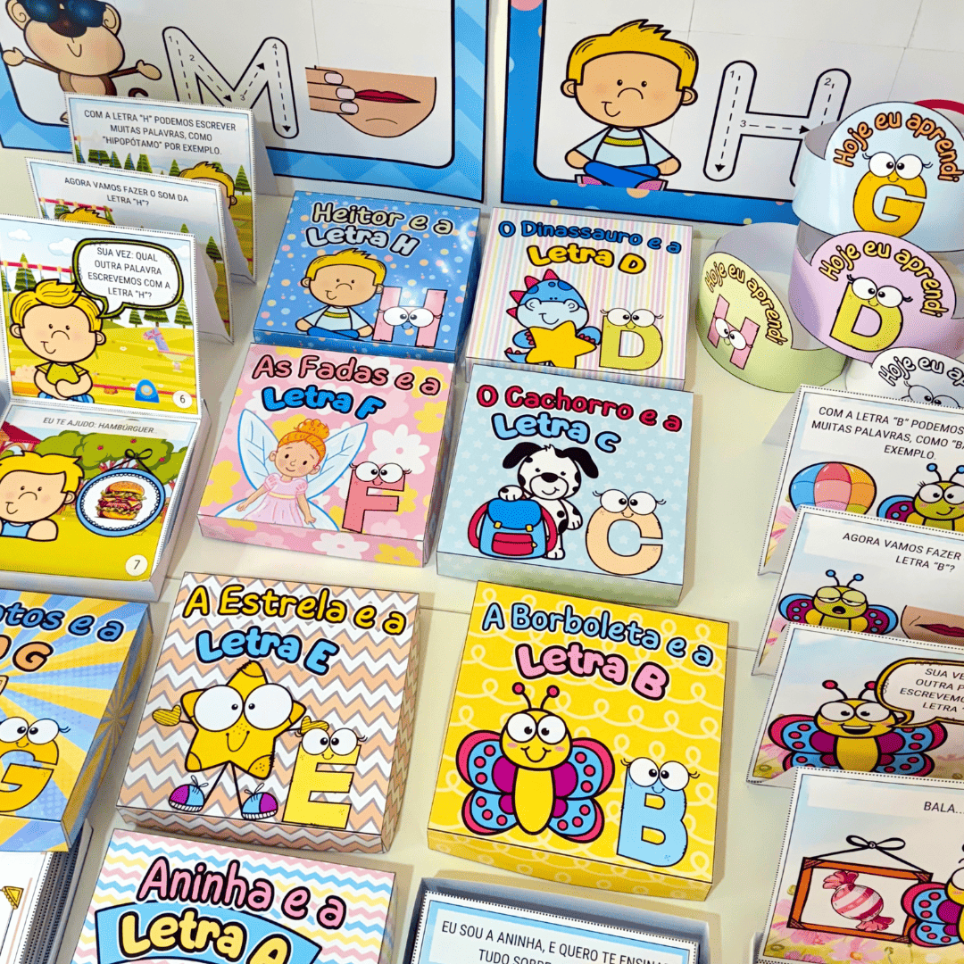 Combo Histórias na Caixa - Alfabeto Completo