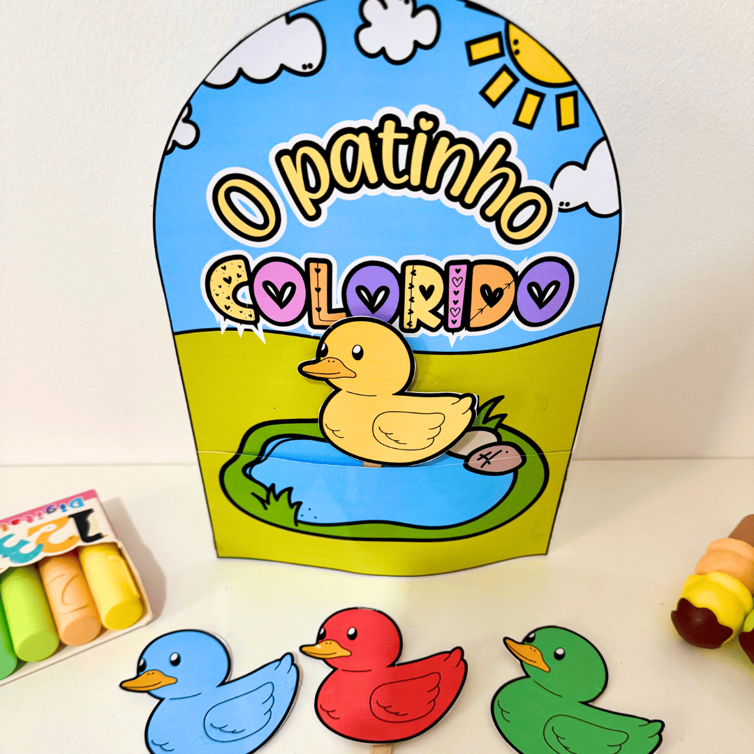 Luva Musical - O Patinho Colorido