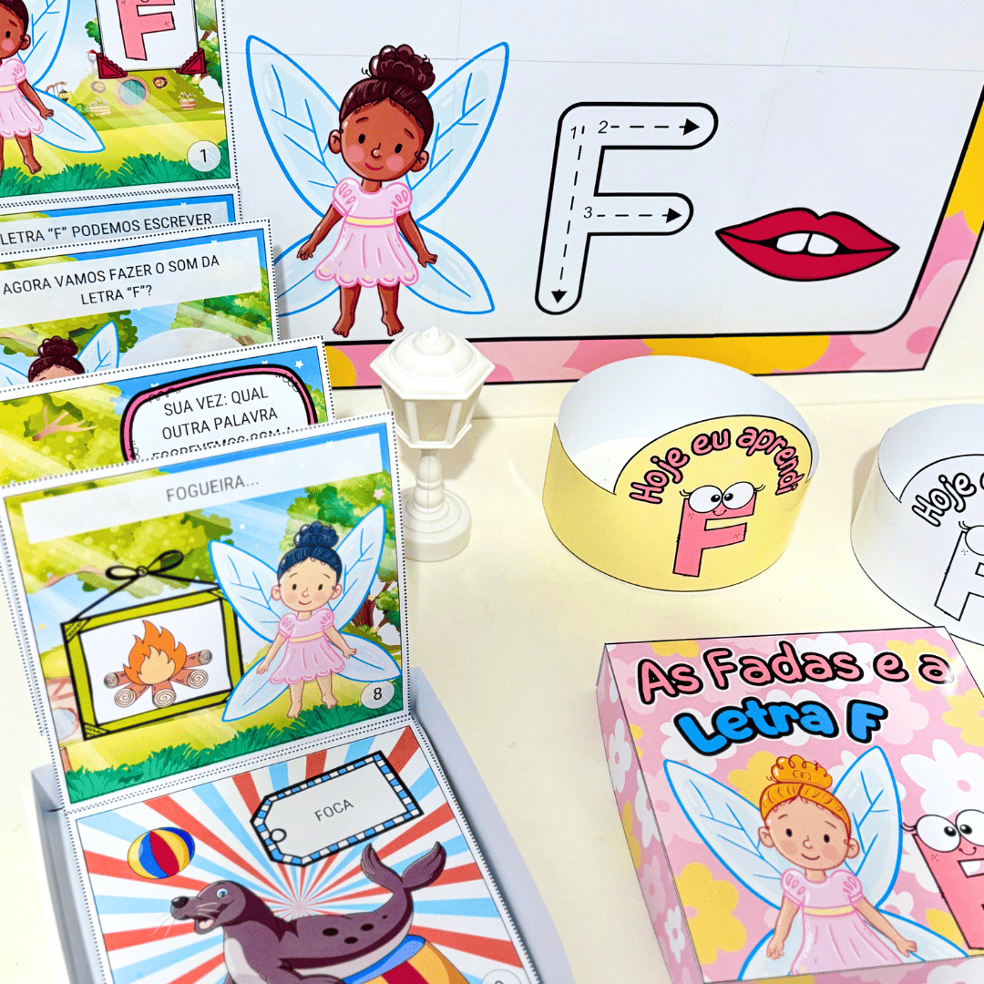 História na Caixa - Letra F