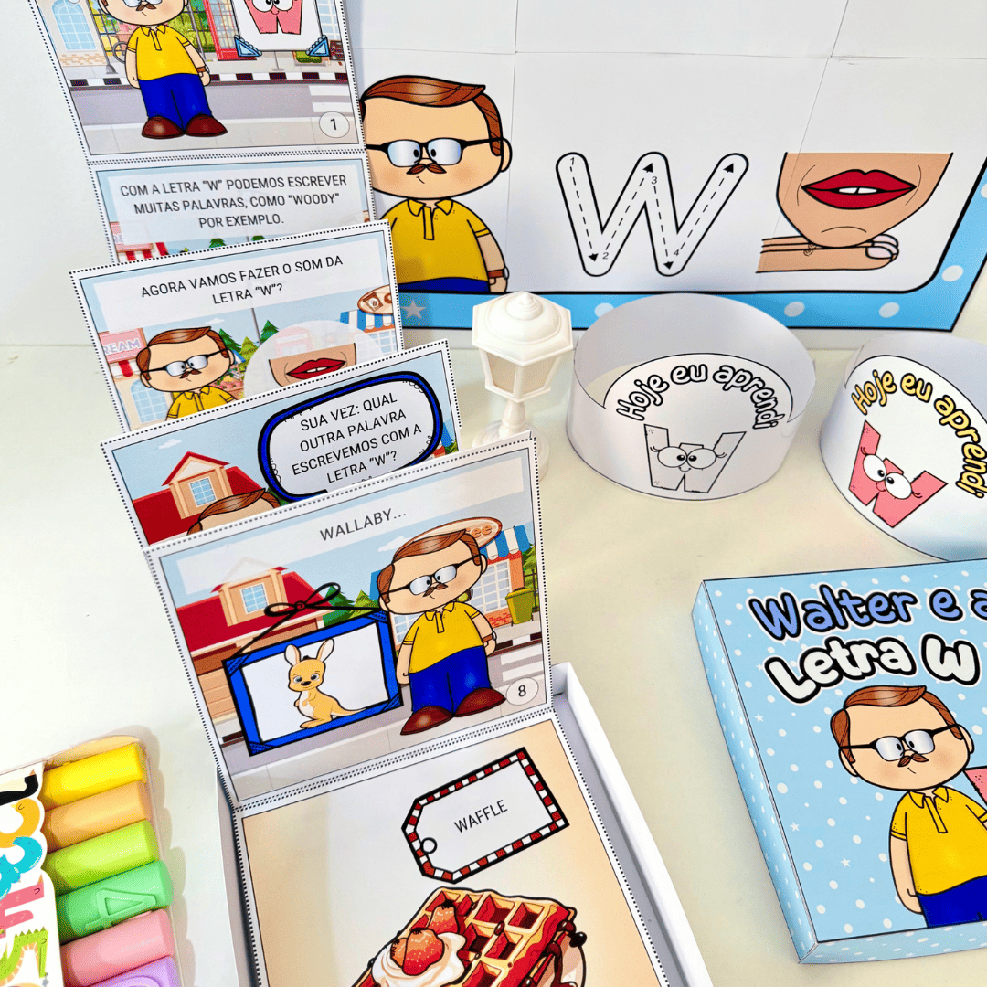 História na Caixa - Letra W