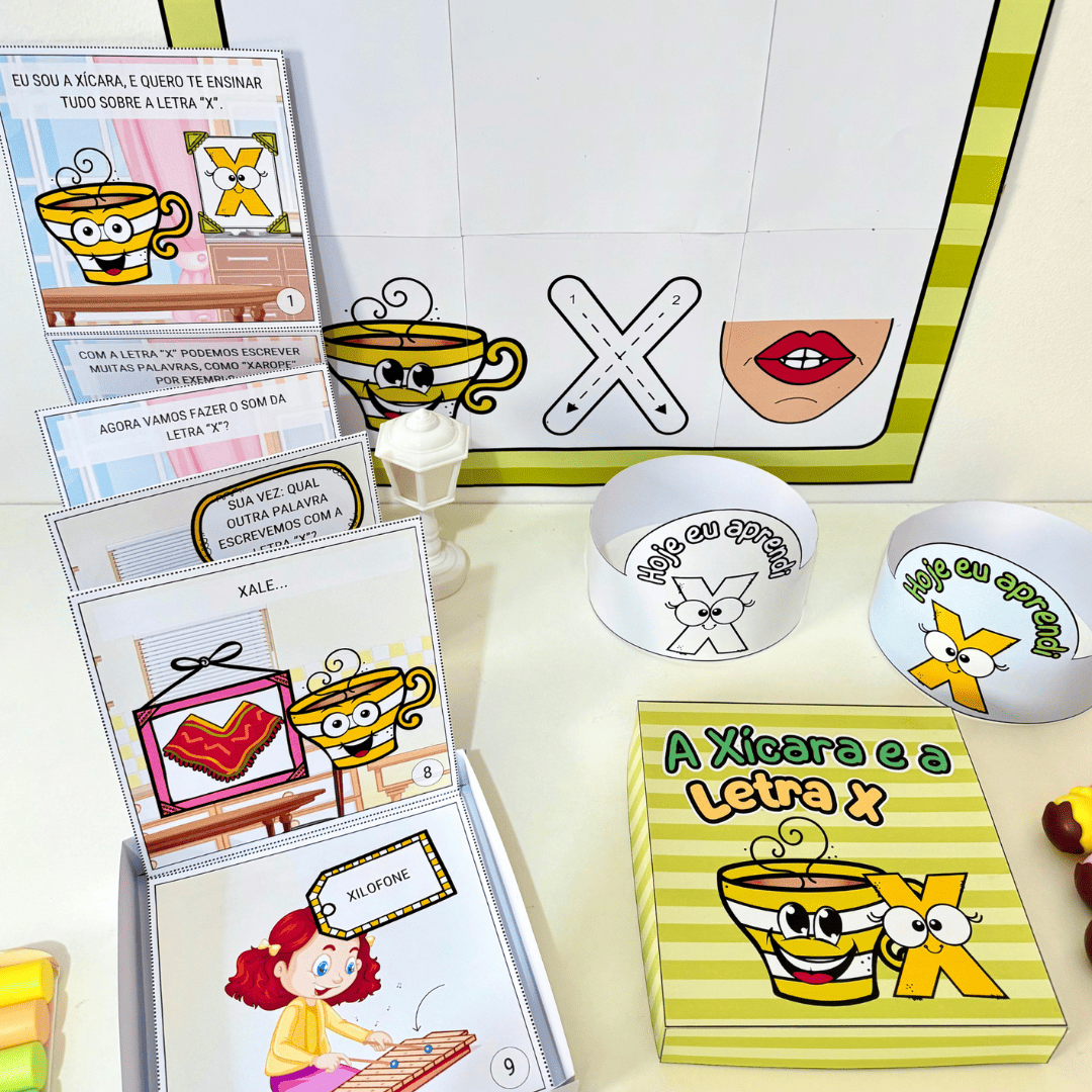 História na Caixa - Letra X