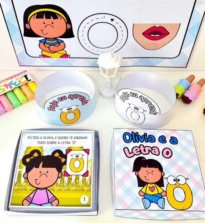 História na Caixa - Letra O