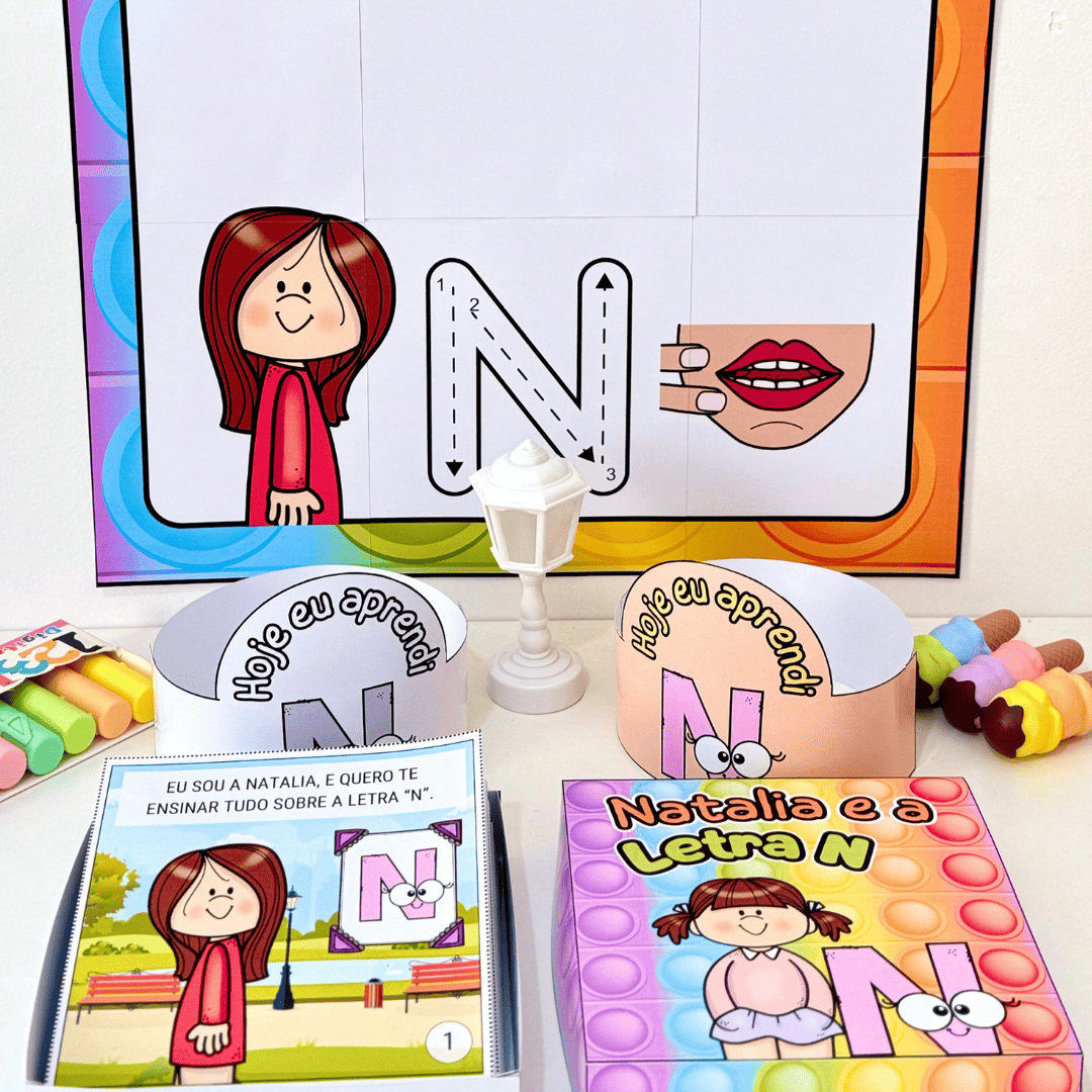 História na Caixa - Letra N