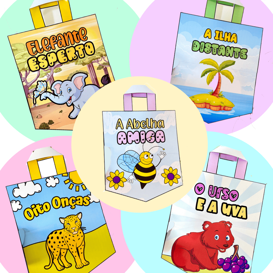 Kit Sacolas Poema - Vogais