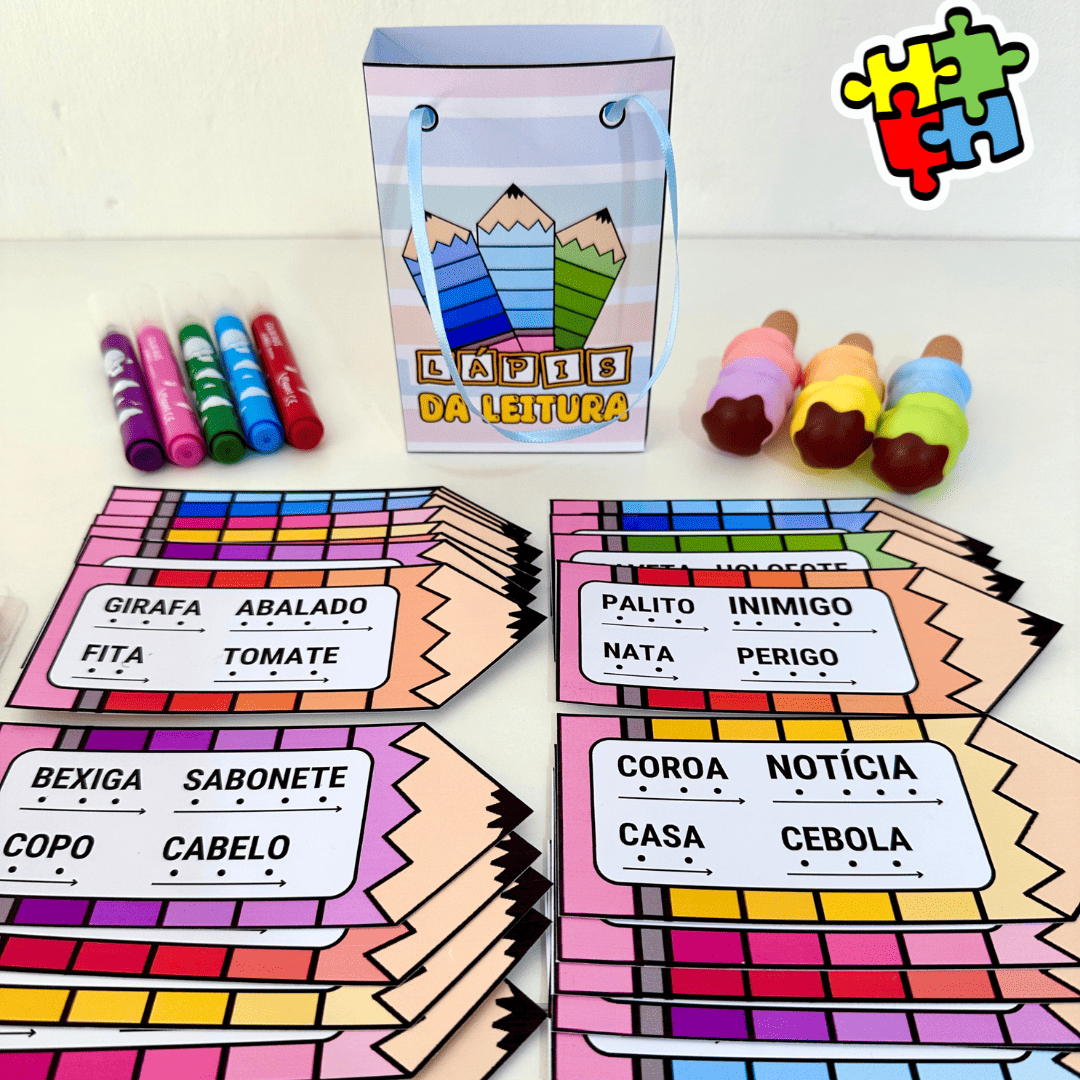 Lápis da Leitura - Sílabas Simples