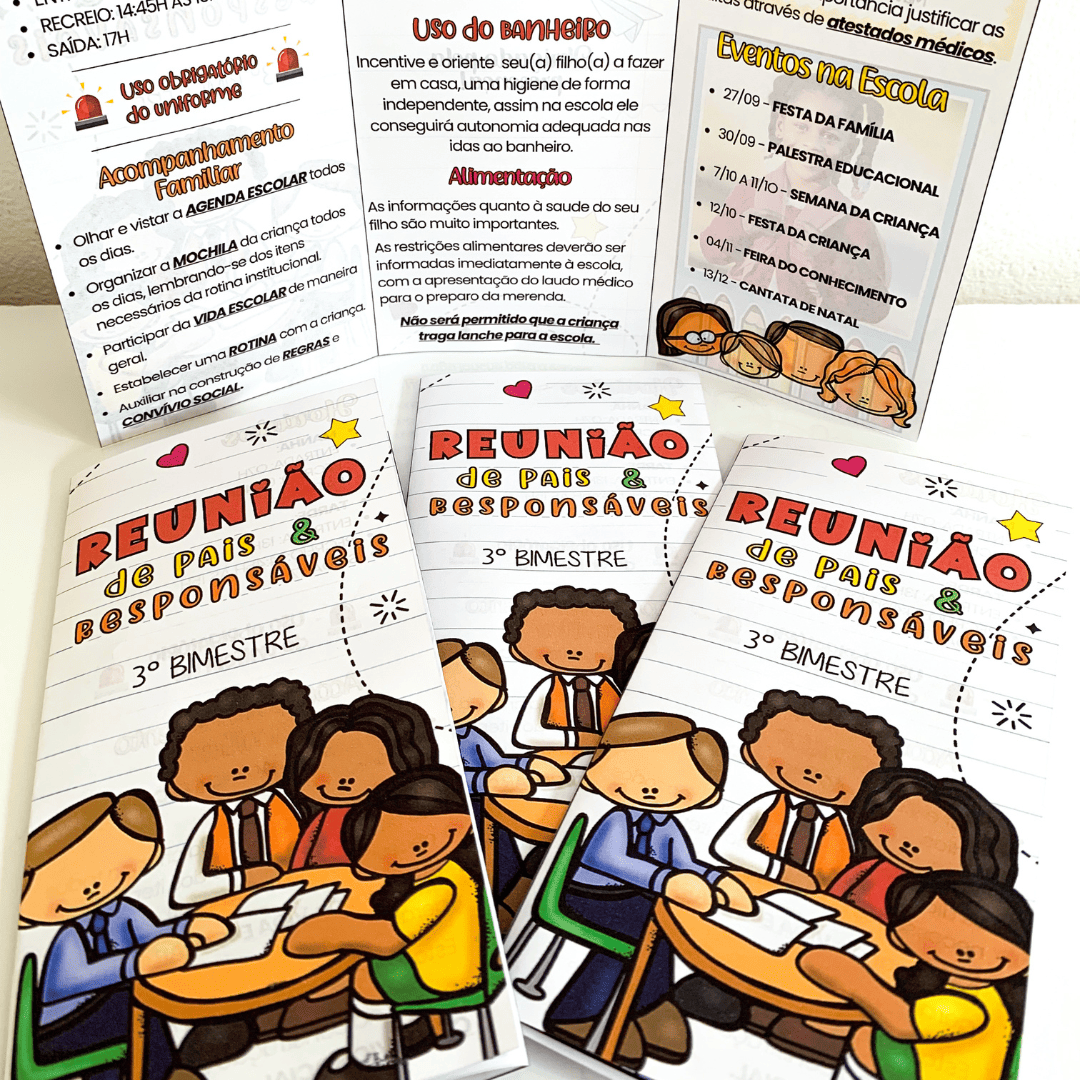 Folder Reunião de Pais