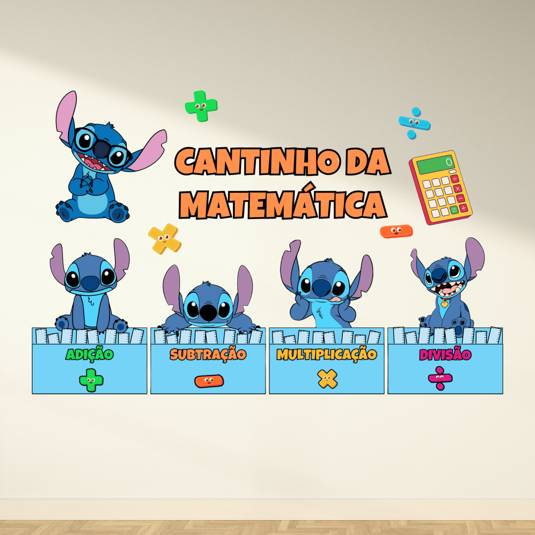 Cantinho da Matemática - Stitch