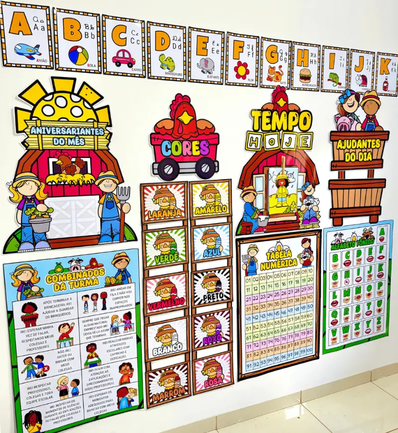 Kit Sala de Aula - Fazendinha