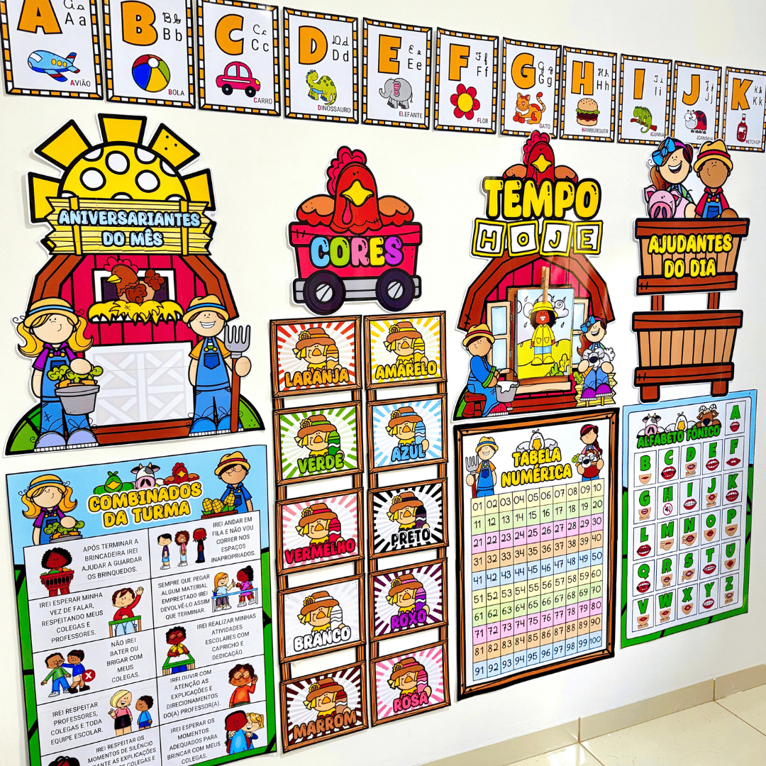 Kit Sala de Aula - Fazendinha