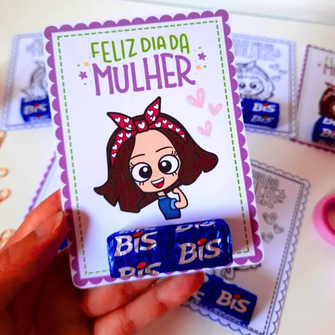 Cartão Bis - Dia da Mulher