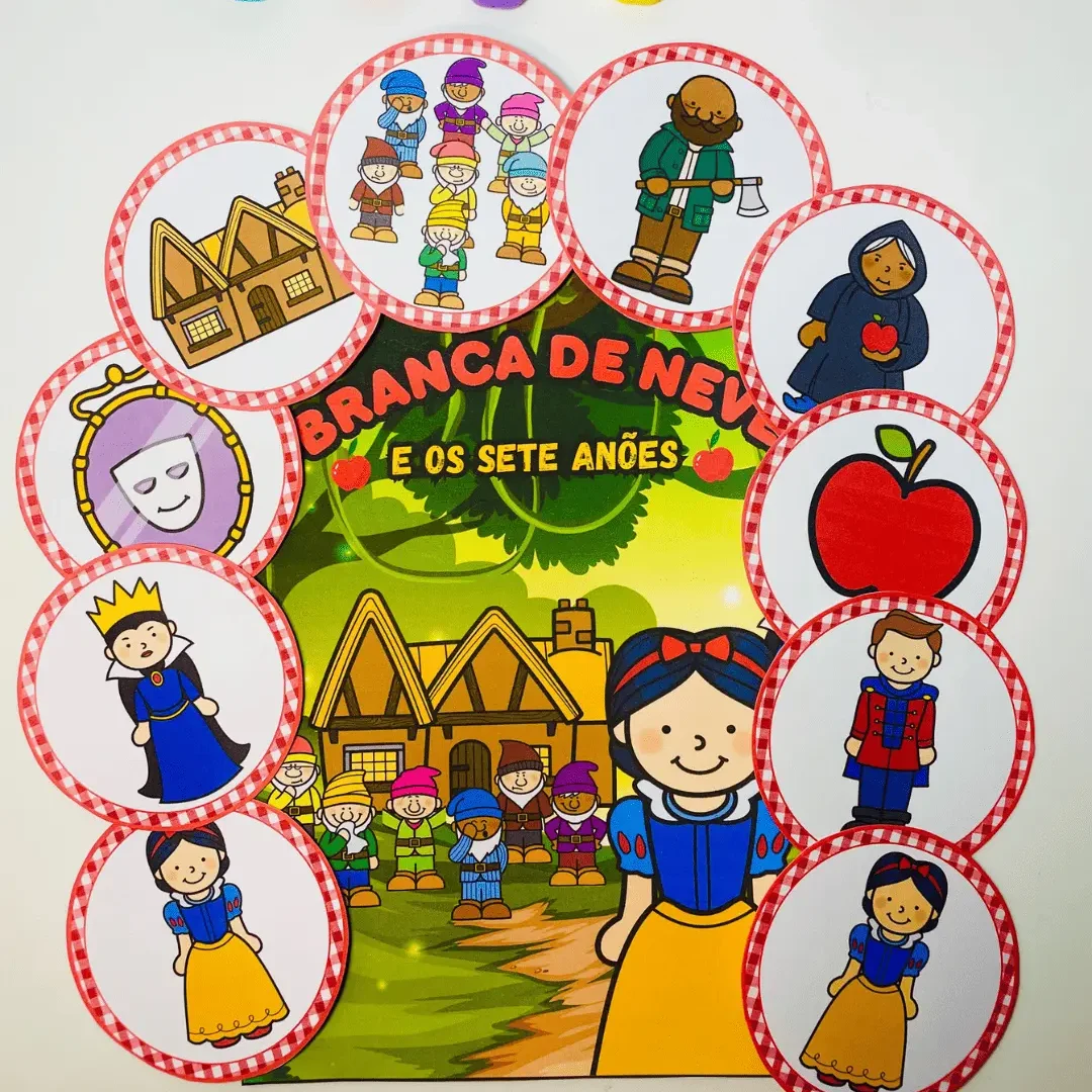 Historia na Luva - Branca de Neve e os Sete Anões