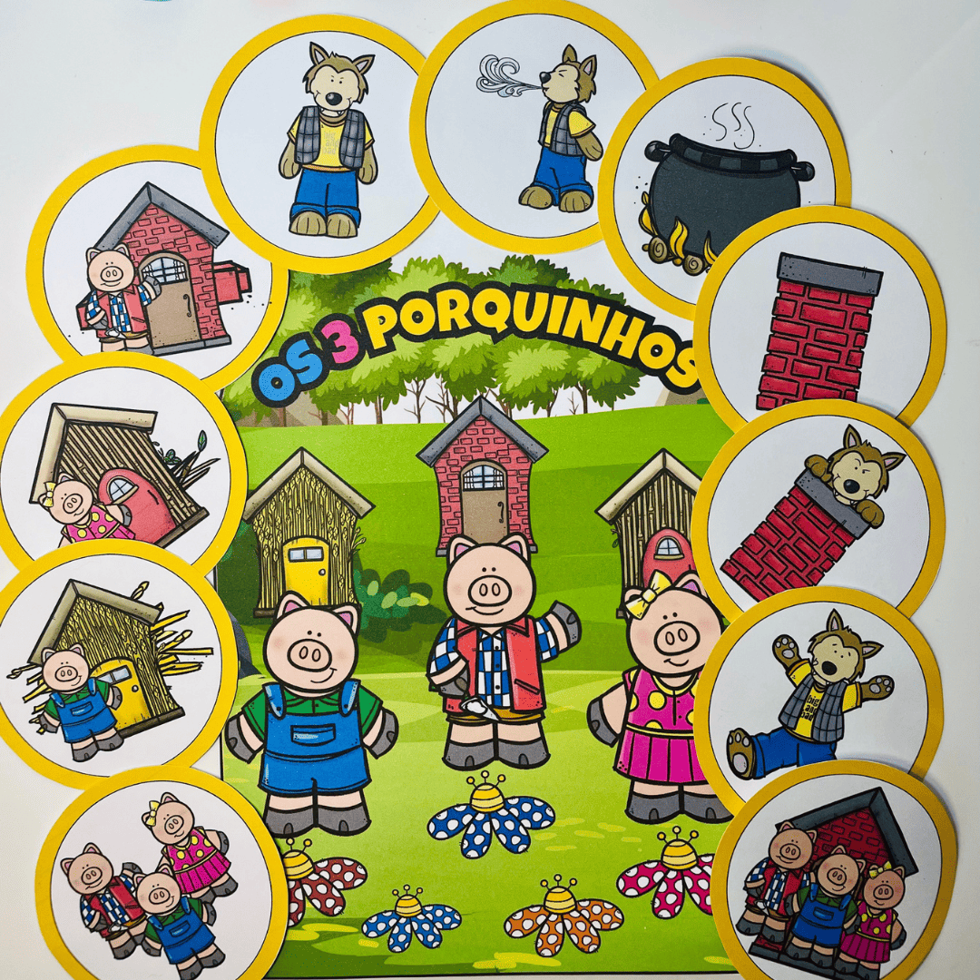 História na Luva - Os Três Porquinhos