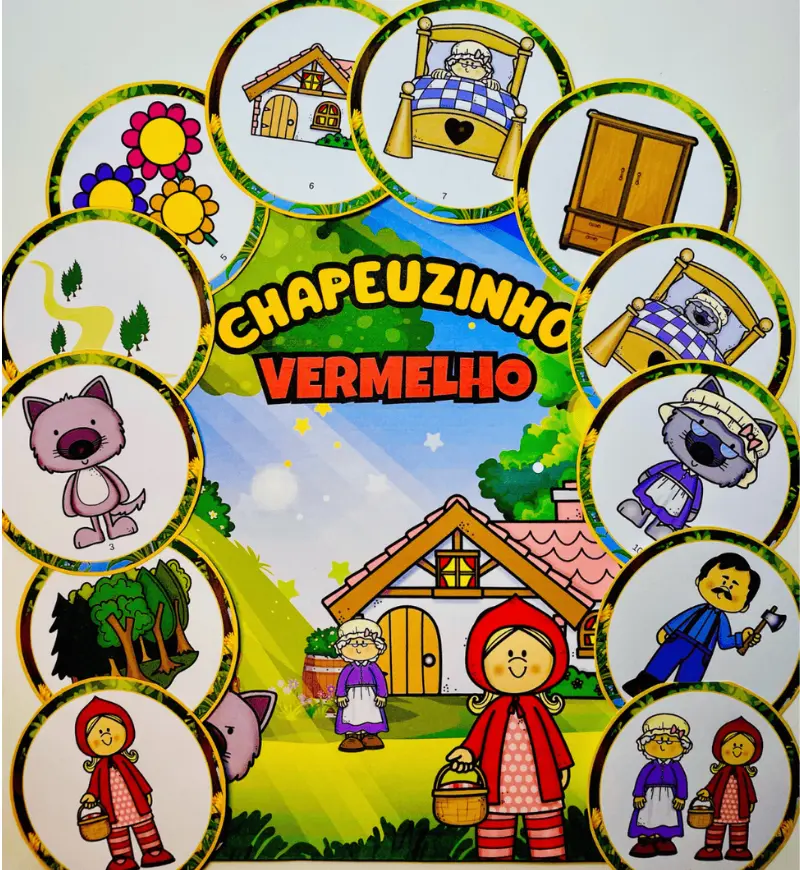 História na Luva - Chapeuzinho Vermelho