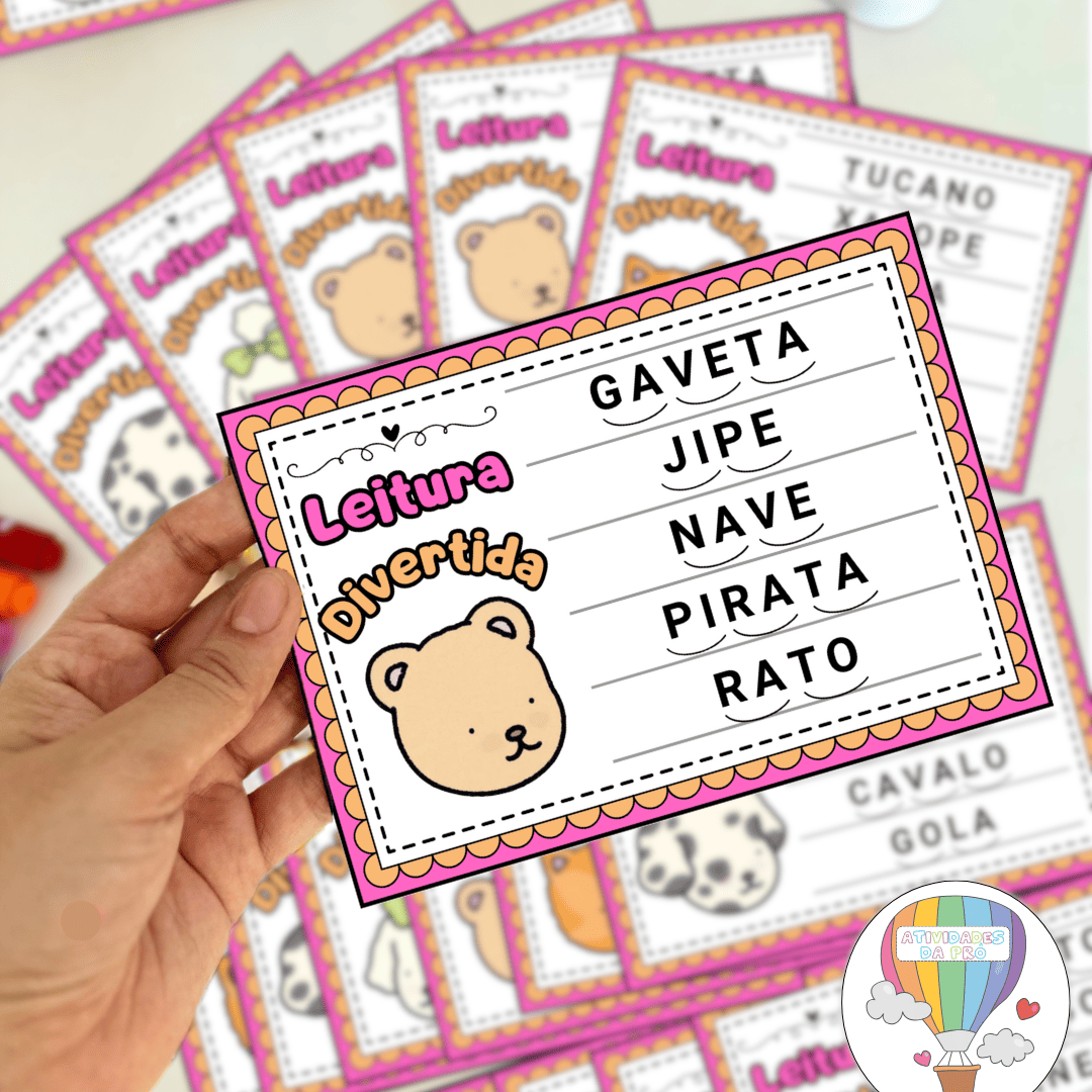 Fichas Leitura Divertida - Bobbie Goods