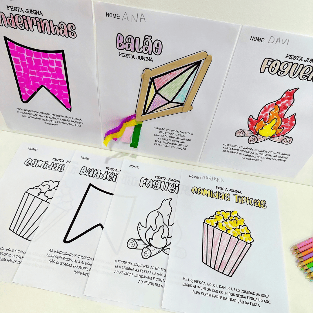 Atividades de Artes - Festa Junina