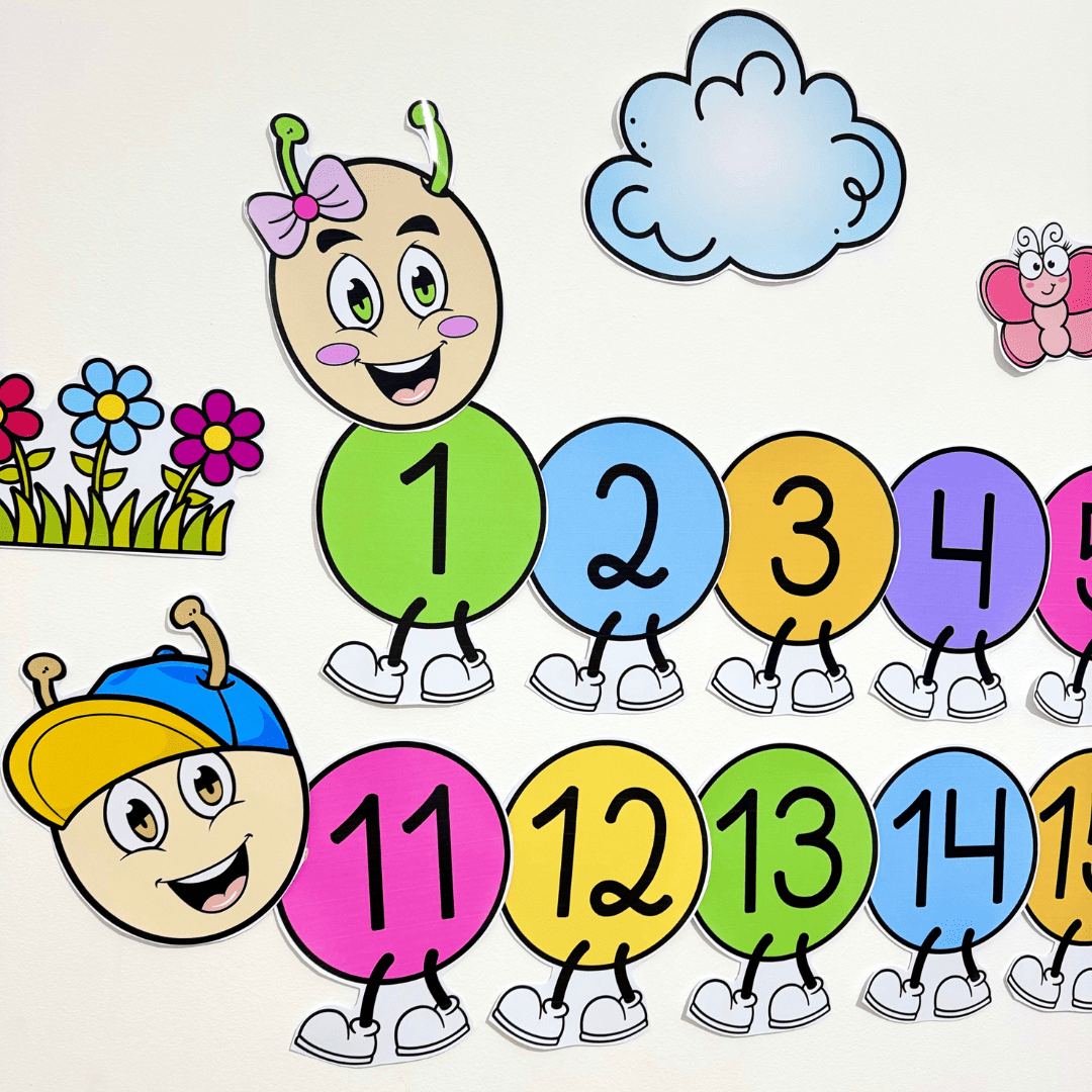 Centopeia dos Números de 1 a 20